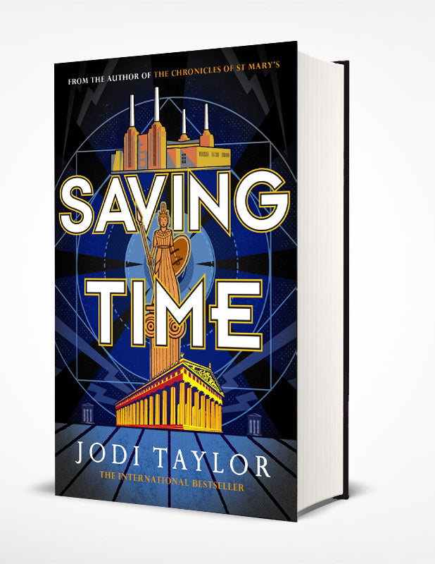 Saving Time Signed Hardback Book - Book 3 in Time Police series (UK)