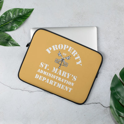 Property of St Mary's Administration Department Laptop Sleeve (Europe & USA)
