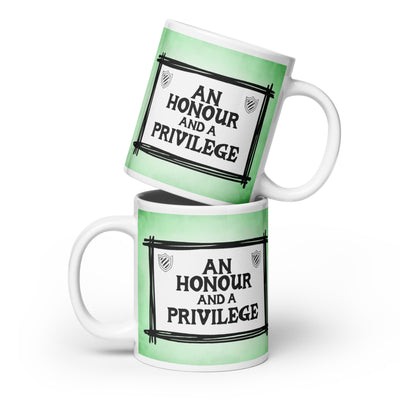 An Honour and a Privilege St Mary's Quotes Range Mug available in 3 sizes (UK, Europe, USA, Canada, Australia)