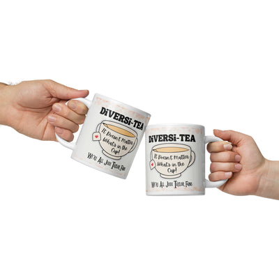 Diversi-Tea Diversity Collection mug in 3 sizes (UK, Europe, USA, Canada, Australia) - Jodi Taylor Books