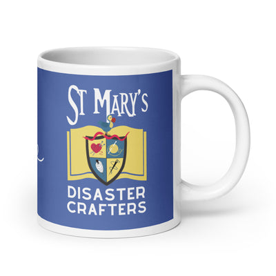 St Mary’s Disaster Crafters mug available in 3 sizes (UK, Europe, USA, Canada, Australia)